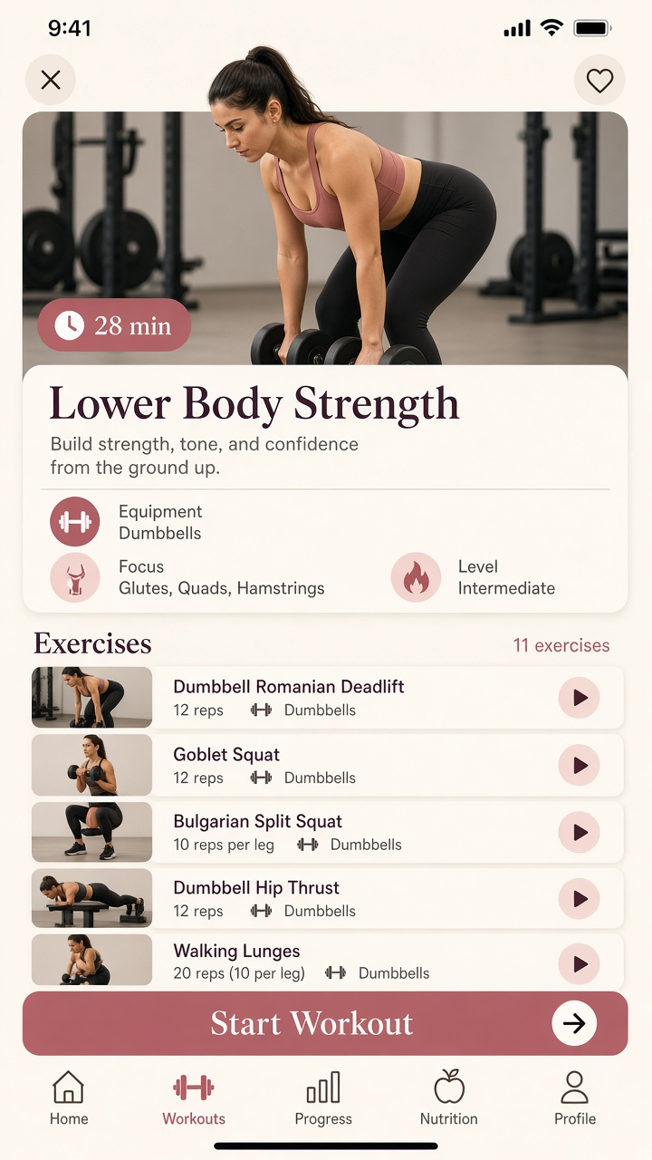 FitWom Mobile workout